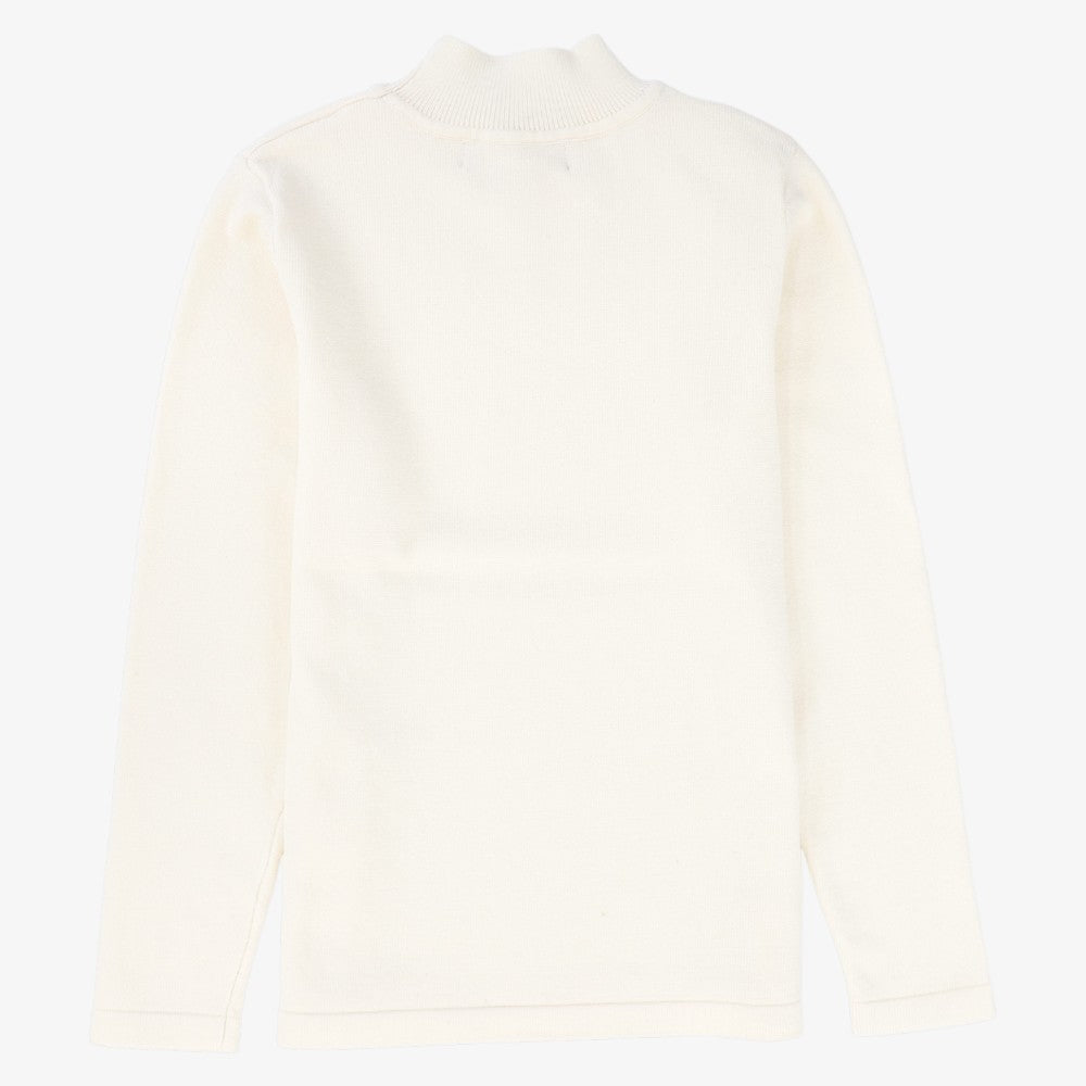 Fitted Turtleneck - Ivory