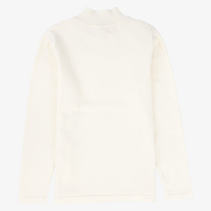 Fitted Turtleneck - Ivory