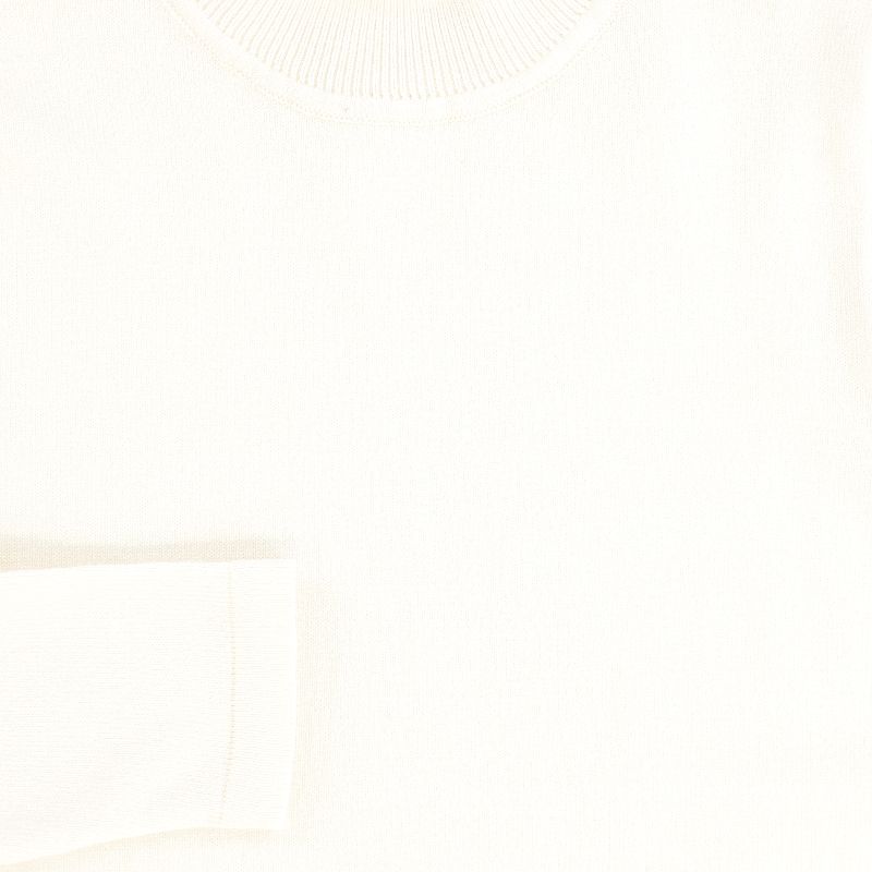 Fitted Turtleneck - Ivory