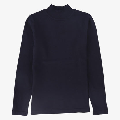 Fitted Turtleneck - Navy