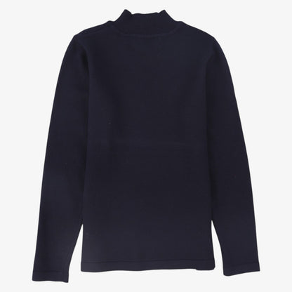 Fitted Turtleneck - Navy