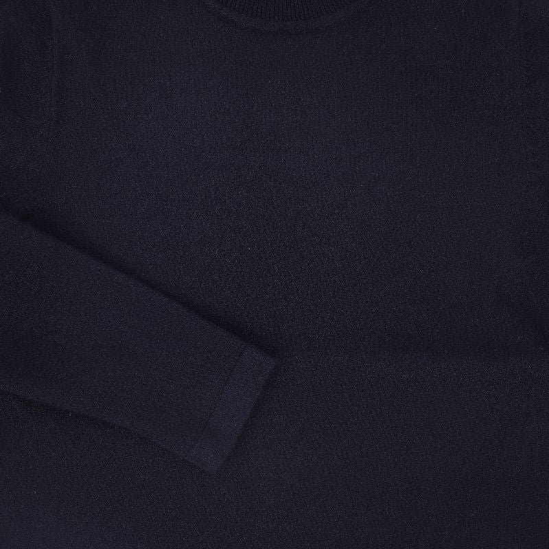 Fitted Turtleneck - Navy