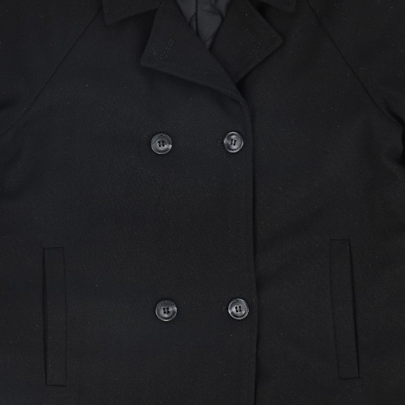 Plaid Coat - Black