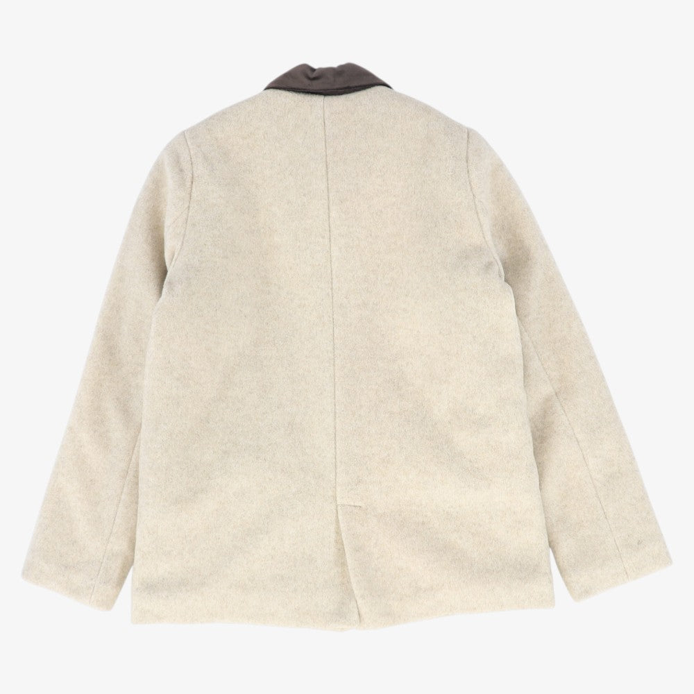 Velvet Collar Coat - Oatmeal