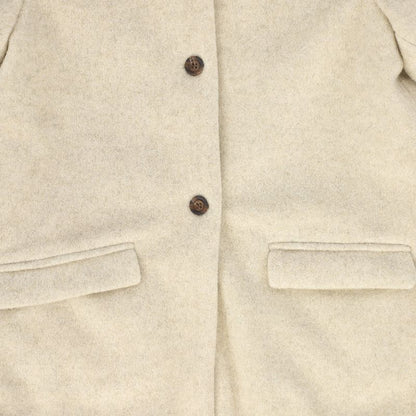 Velvet Collar Coat - Oatmeal