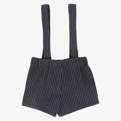 Textured Overalls - Navy