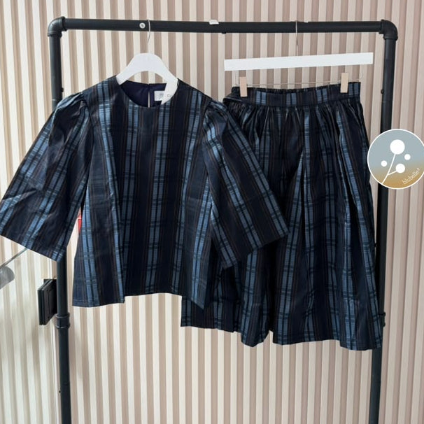 Juliet Blouse+Skirt - Dark Blue