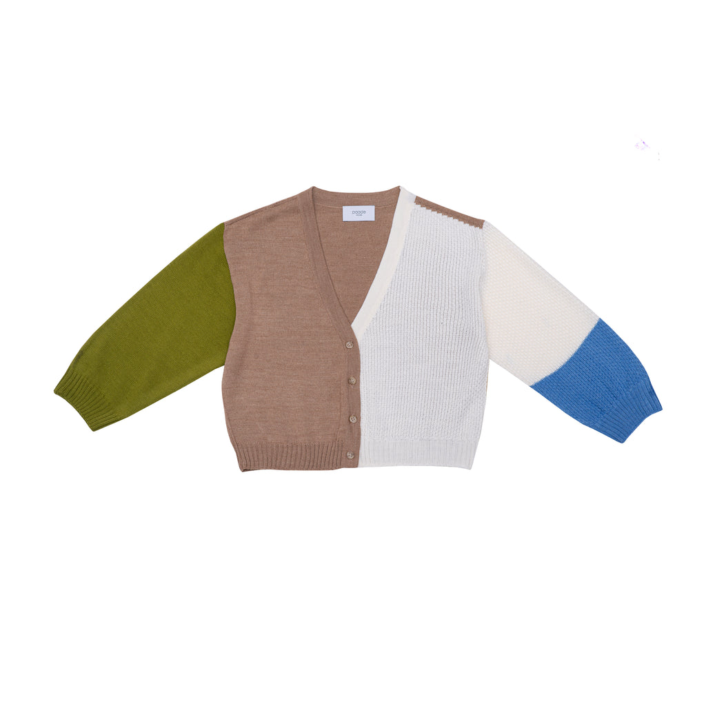 Paade Mode Wool Cardigan - Brown