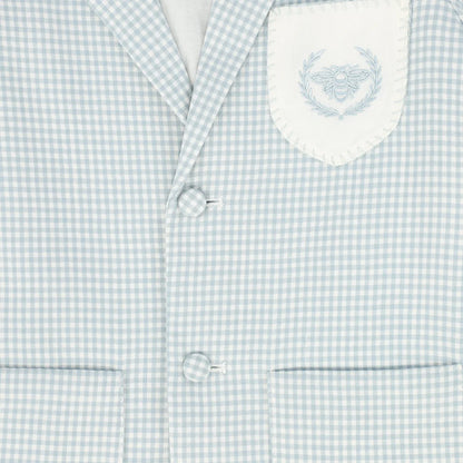 Emblem Pocket Blazer - Blue
