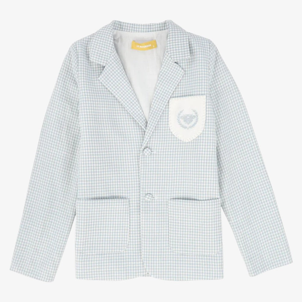 Emblem Pocket Blazer - Blue