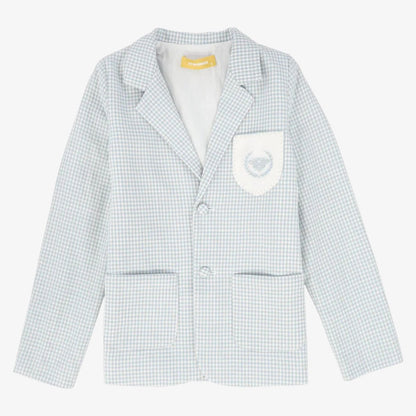 Emblem Pocket Blazer - Blue