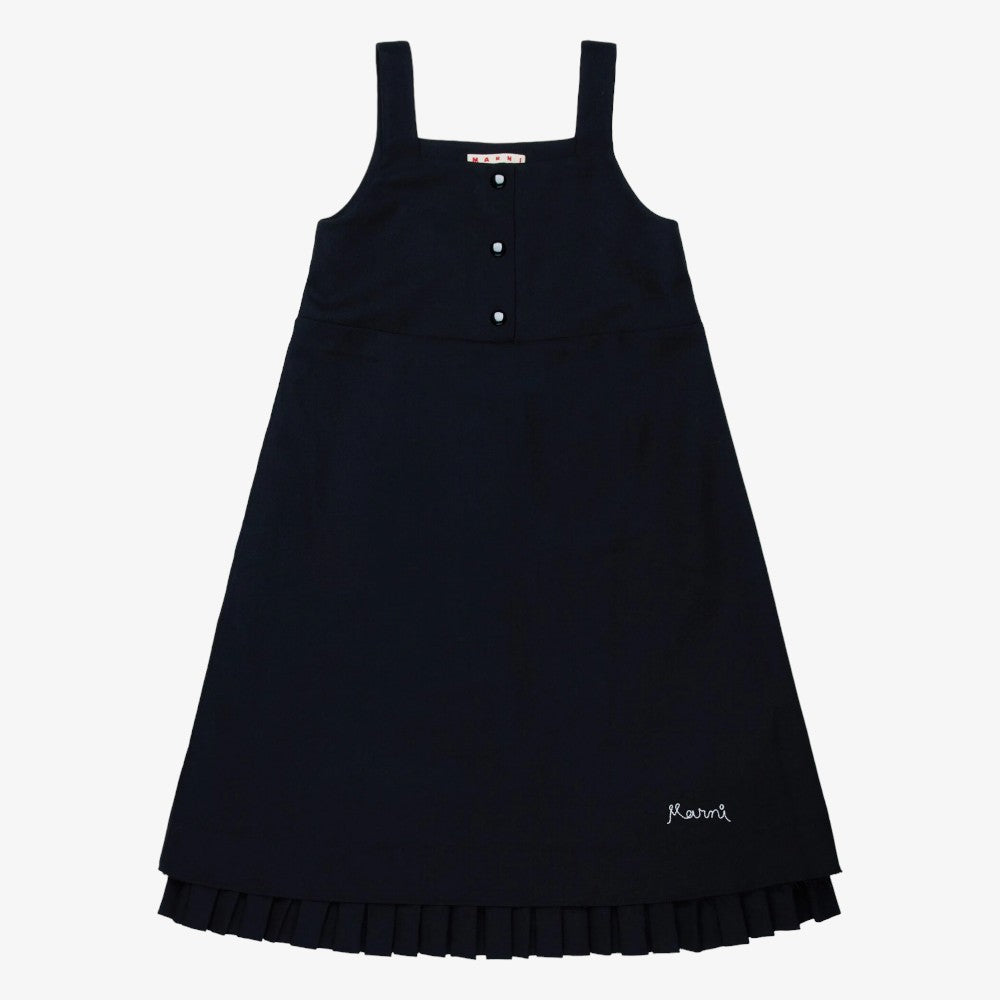 Button Dress - Black