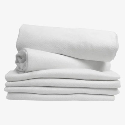 Birdseye Cloth Diapers 6 Count - White
