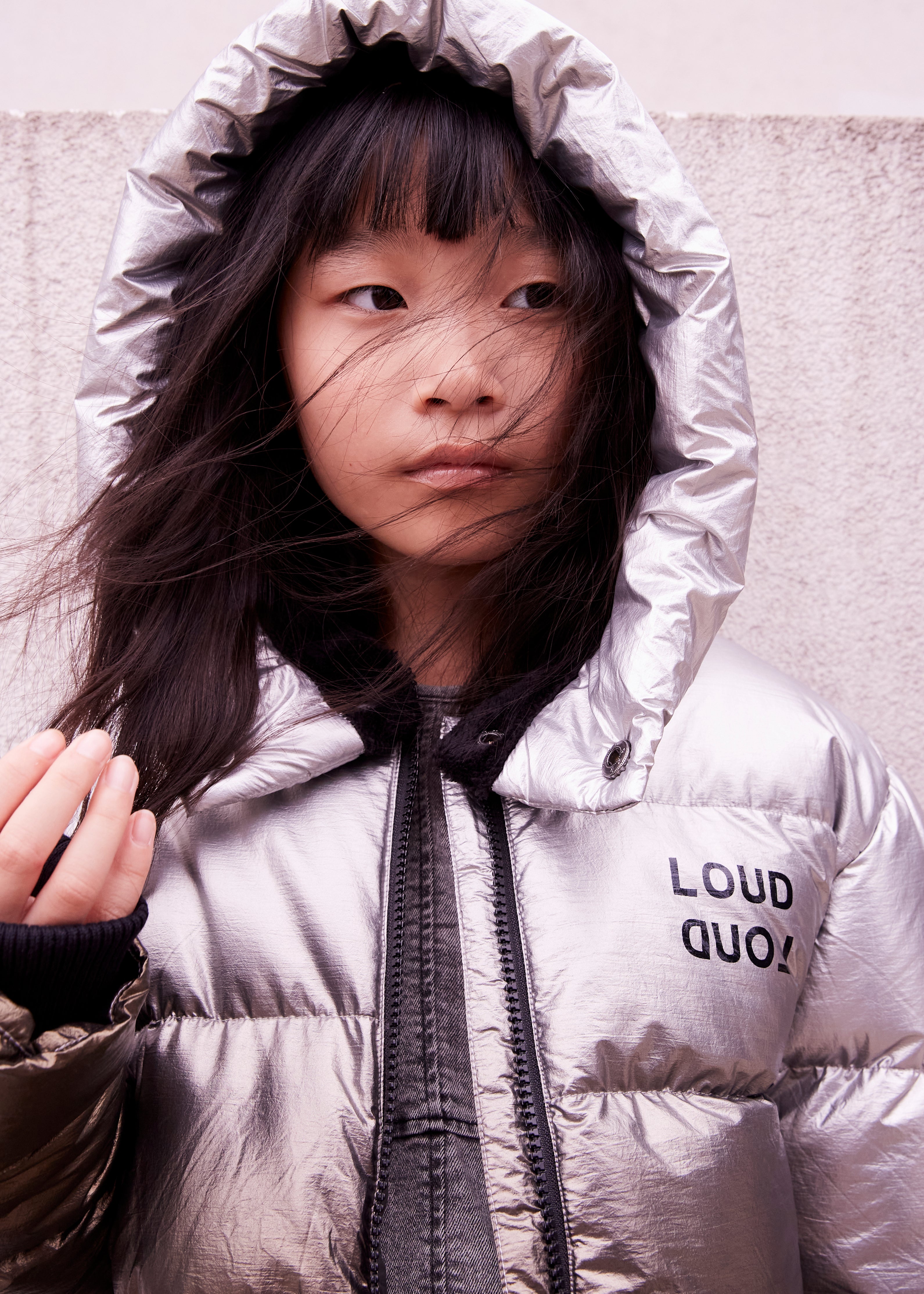 Smile Coat - Silver-bronze
