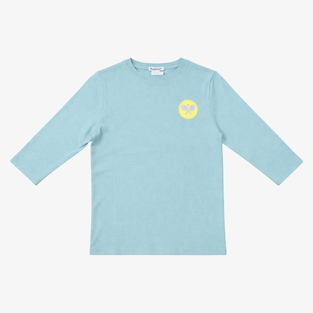 Tennis Patch Tee - Yellow