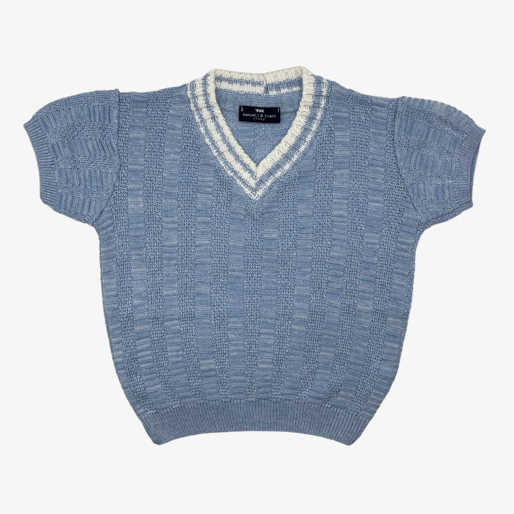 Short Sleeve Knit Tee - Marled-sky