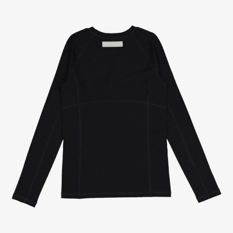 Seamed Tee - Black