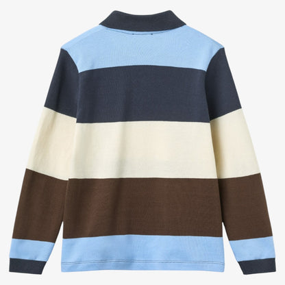 Stripe Polo - Brown