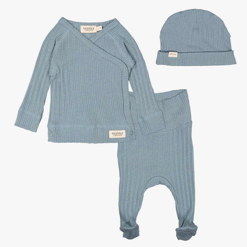 Tut Wrap 3 Piece Set - Blue Dove