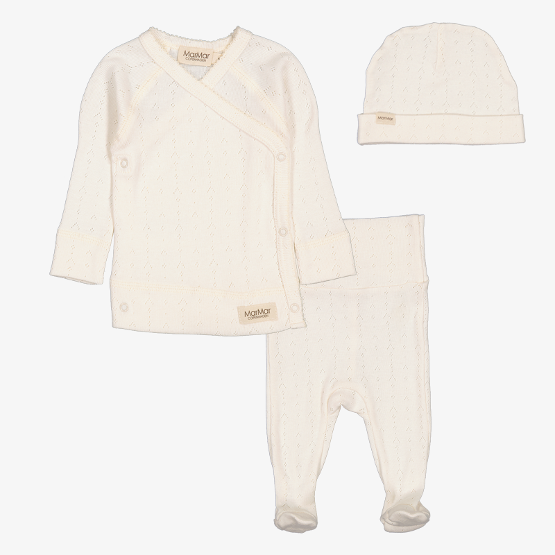 Tut Wrap 3 Piece Set - White