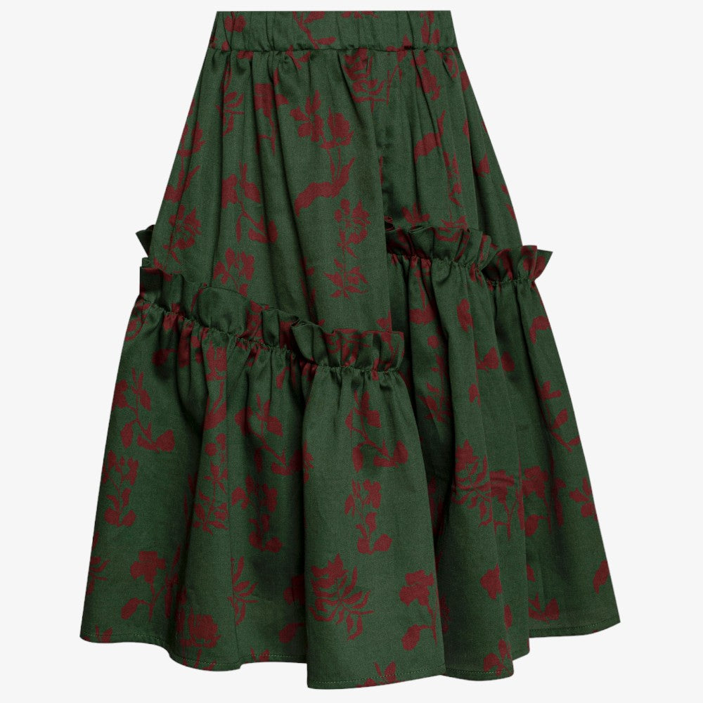 Dale Blouse And Skirt - Green