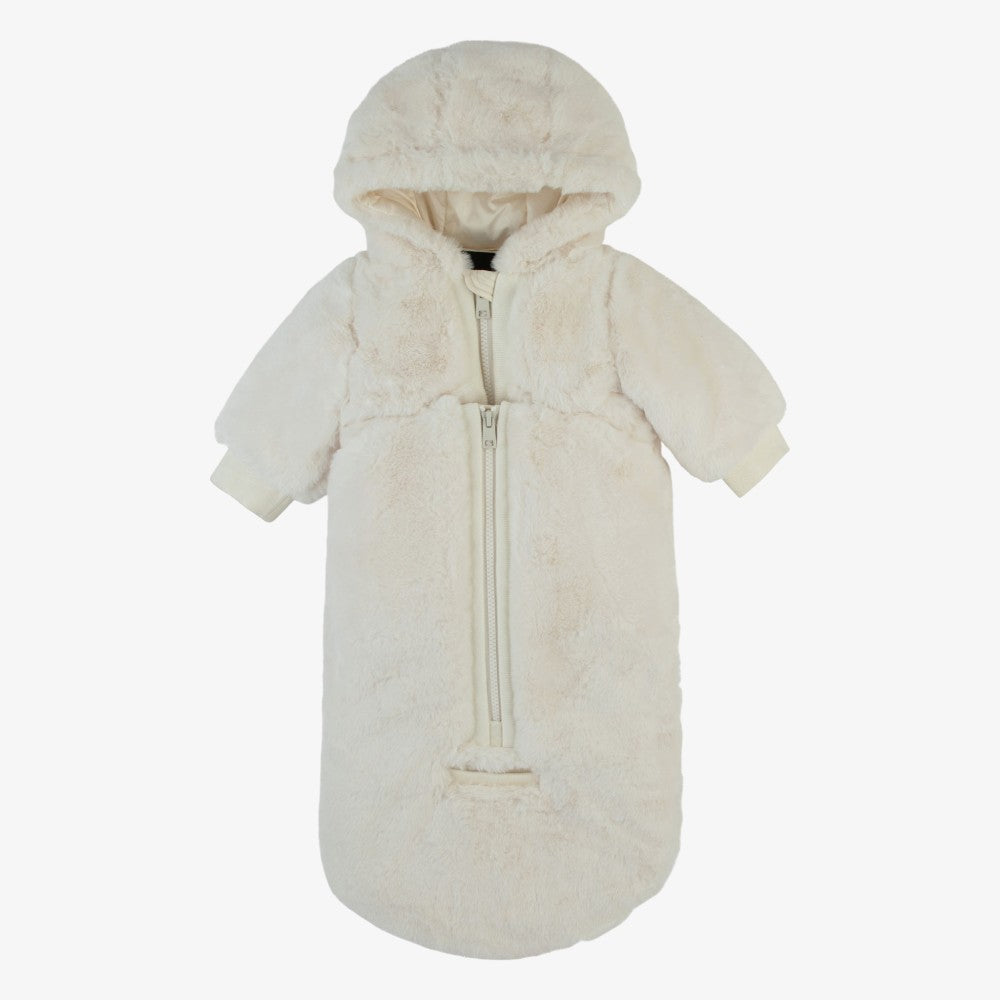 Fur Snowsuit - Ivory