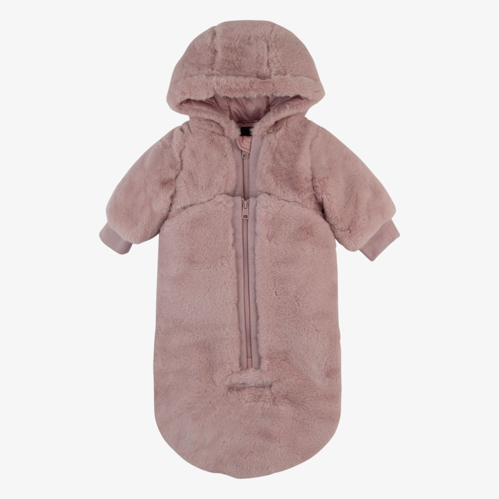 Fur Snowsuit - Mauve