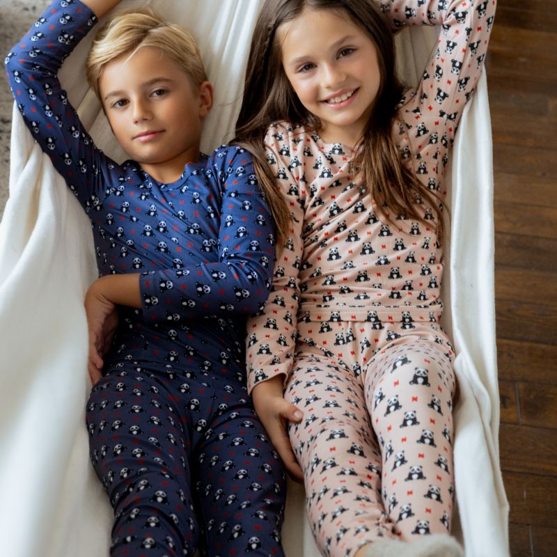 Panda Loungewear Set - Pink