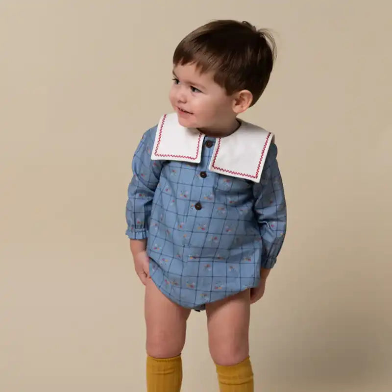 Catherina Romper - Light Blue