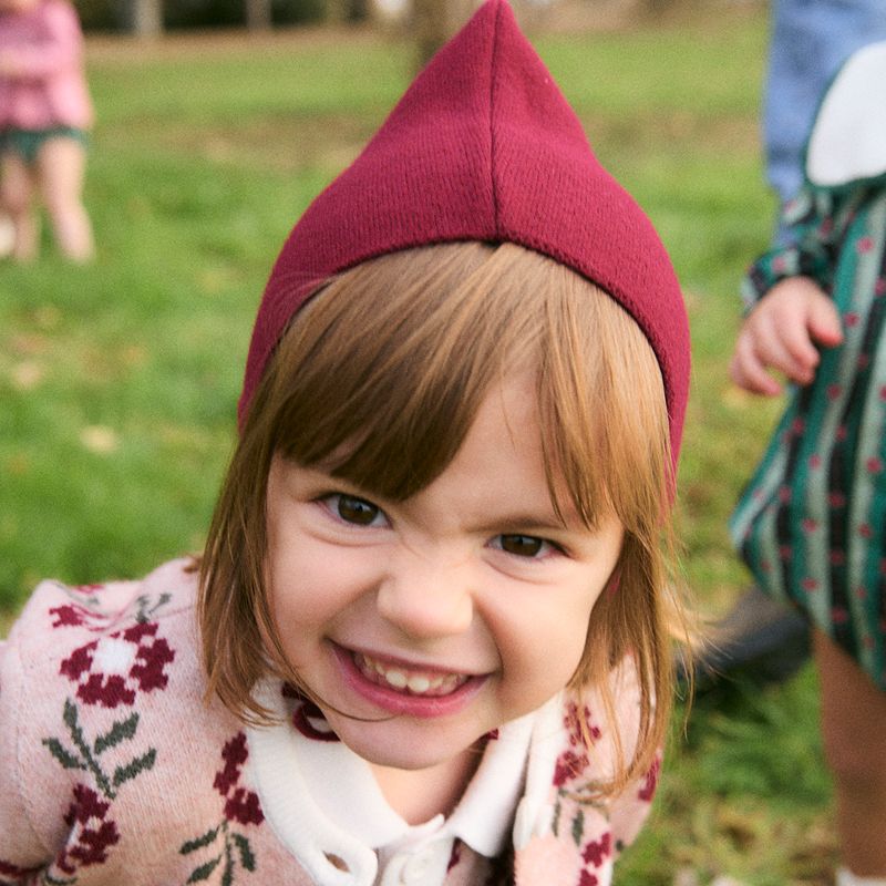 Corduroy Bonnet - Burgundy