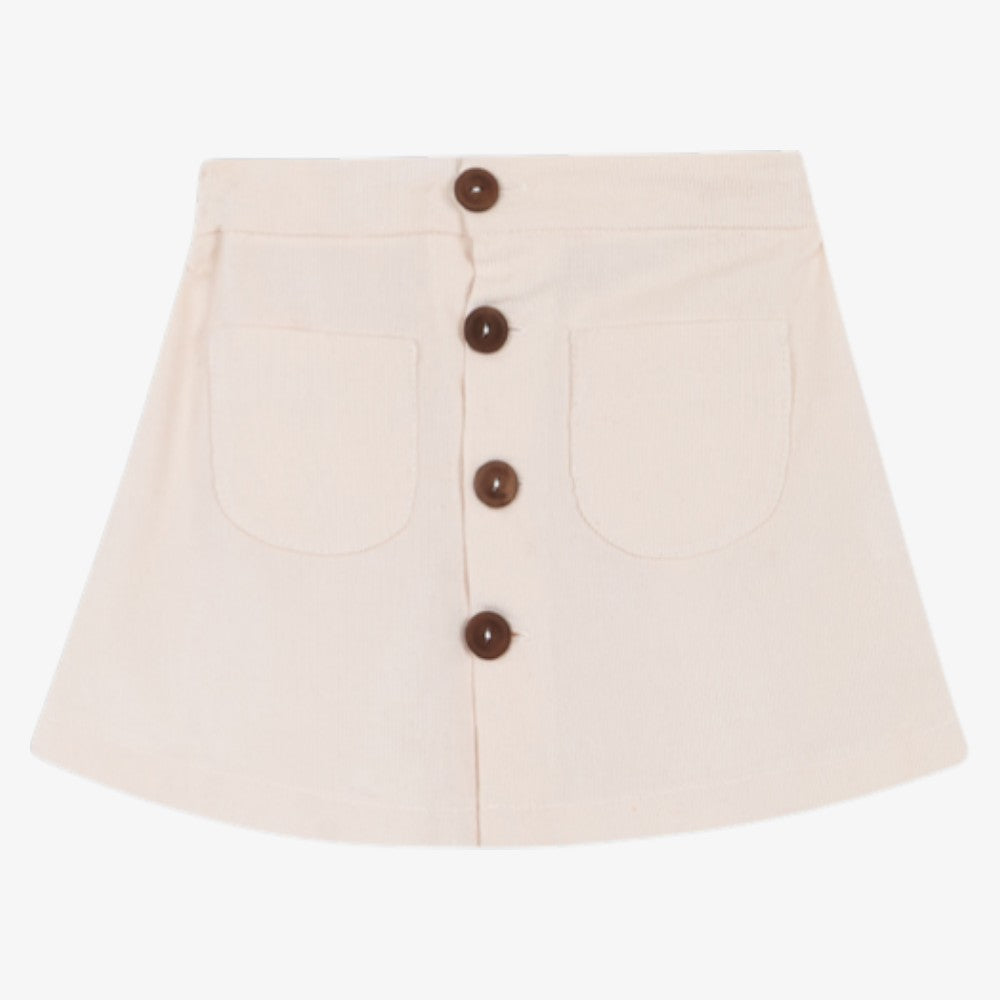 Corduroy Skirt - Ivory