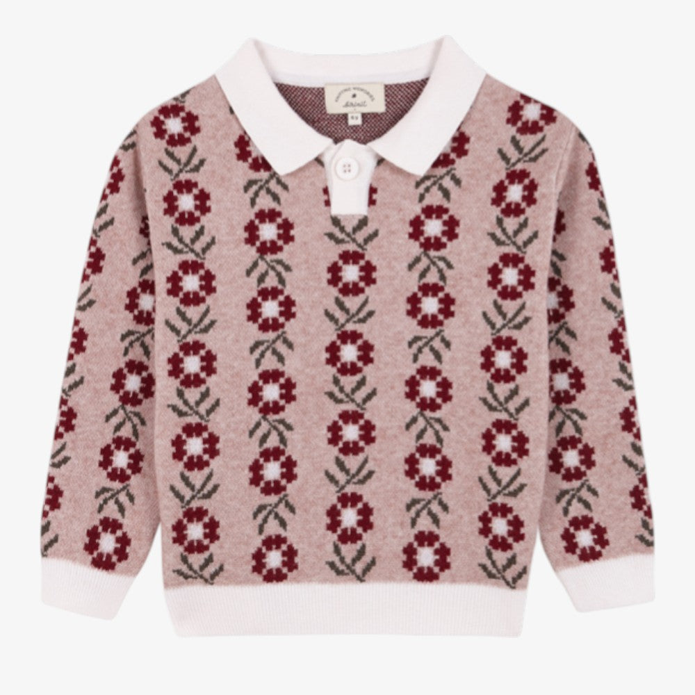 Flower Sweater - Pink