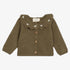 Embroided Cardigan - Green