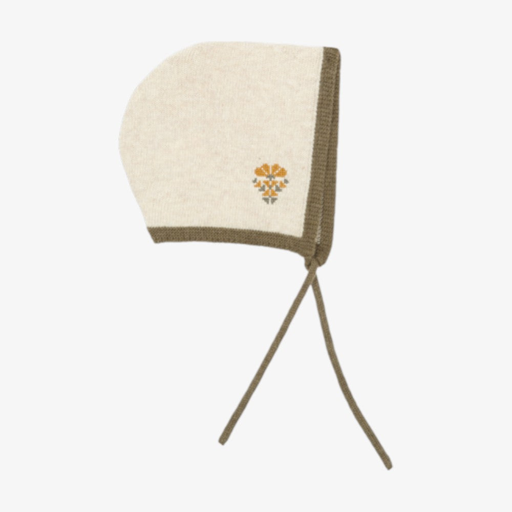 Embroided Bonnet - Green