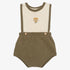 Embroided Romper - Green