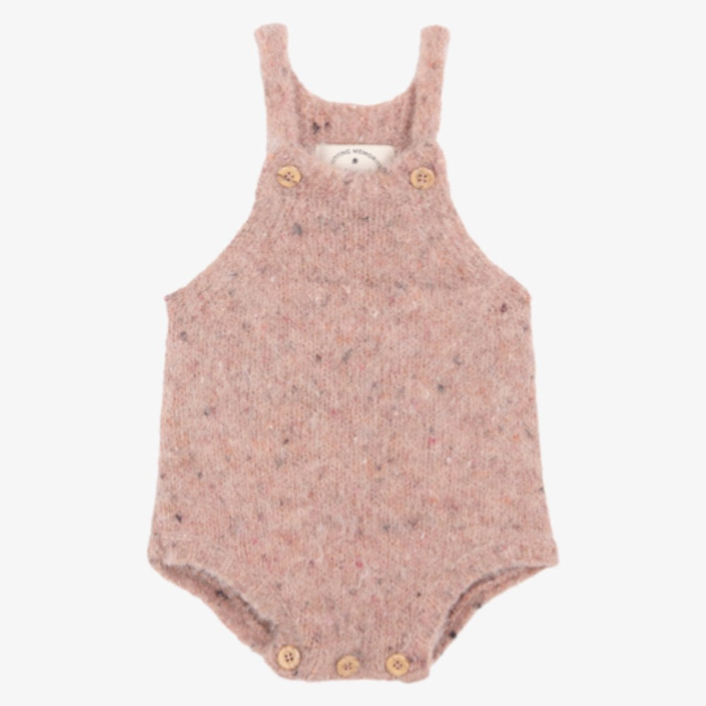 Knit Romper - Light Pink