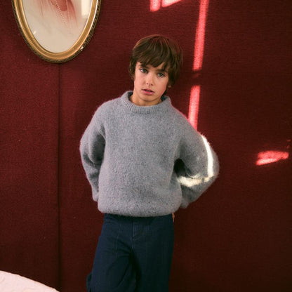Knit Sweater - Light Blue