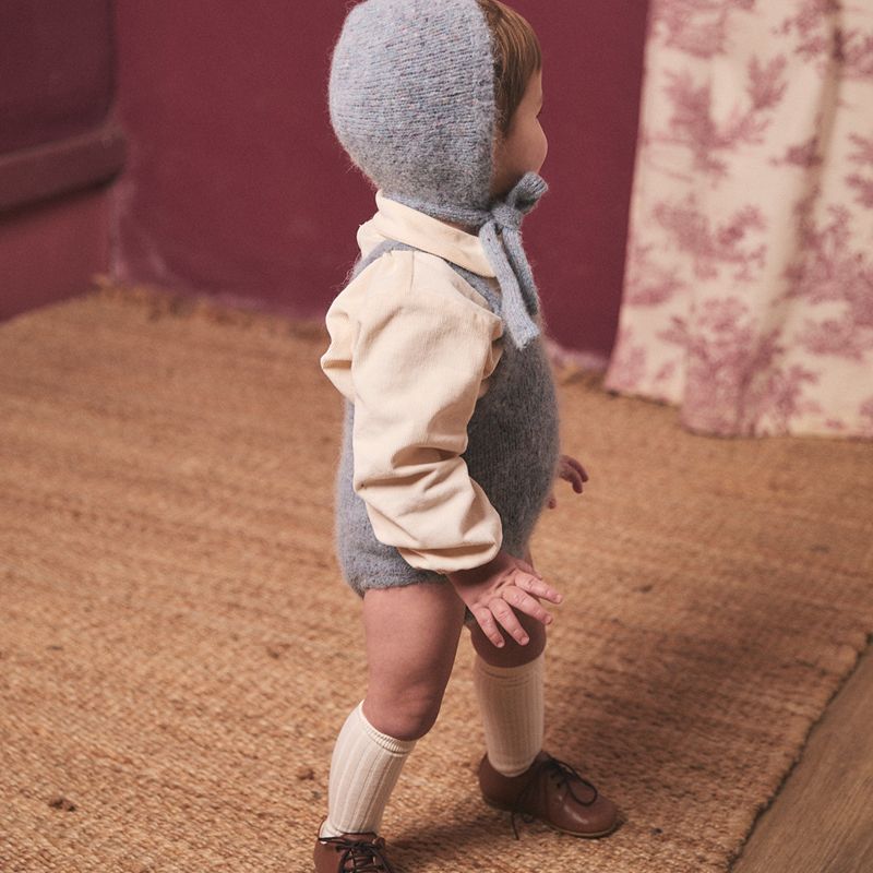 Knit Bonnet - Light Blue