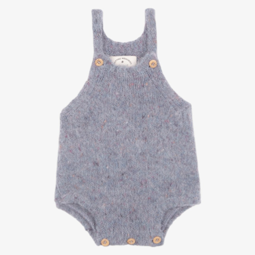 Knit Romper - Light Blue