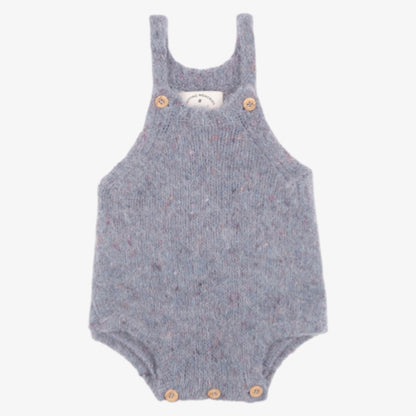 Knit Romper - Light Blue