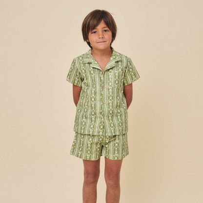 Loiba Shirt And Shorts - Green