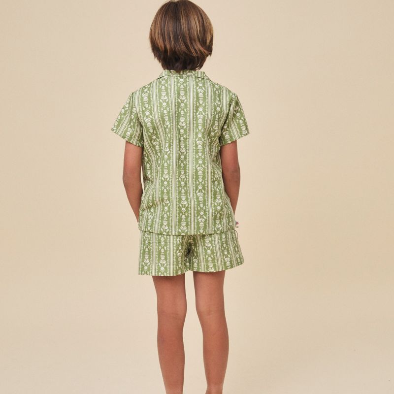 Loiba Shirt And Shorts - Green