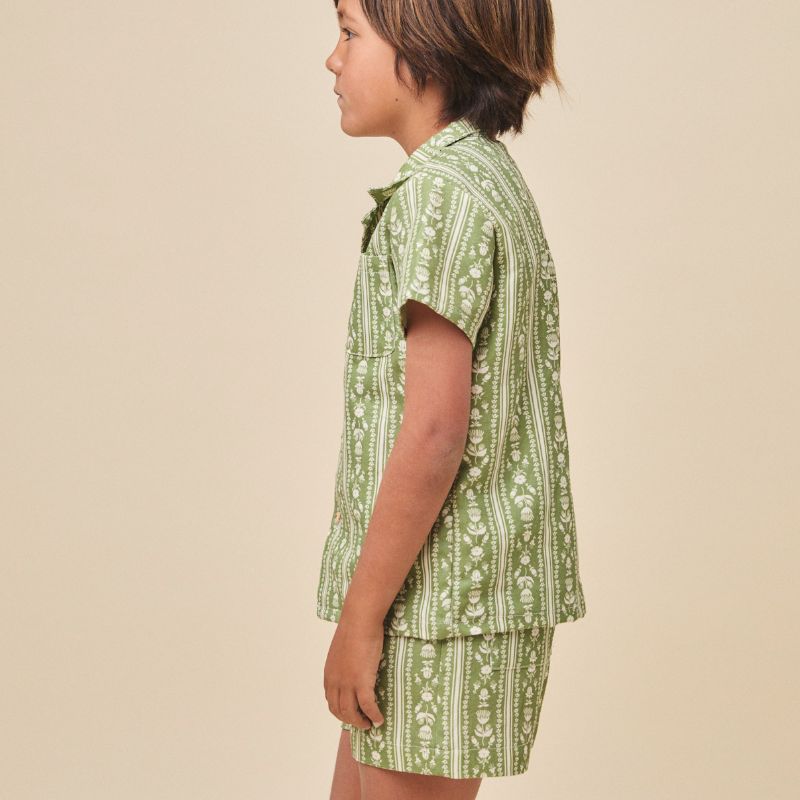 Loiba Shirt And Shorts - Green