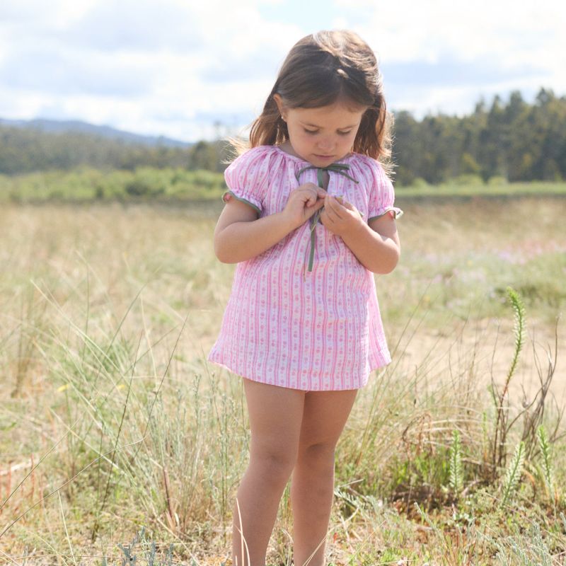 Bares Blouse And Bloomer - Lilac