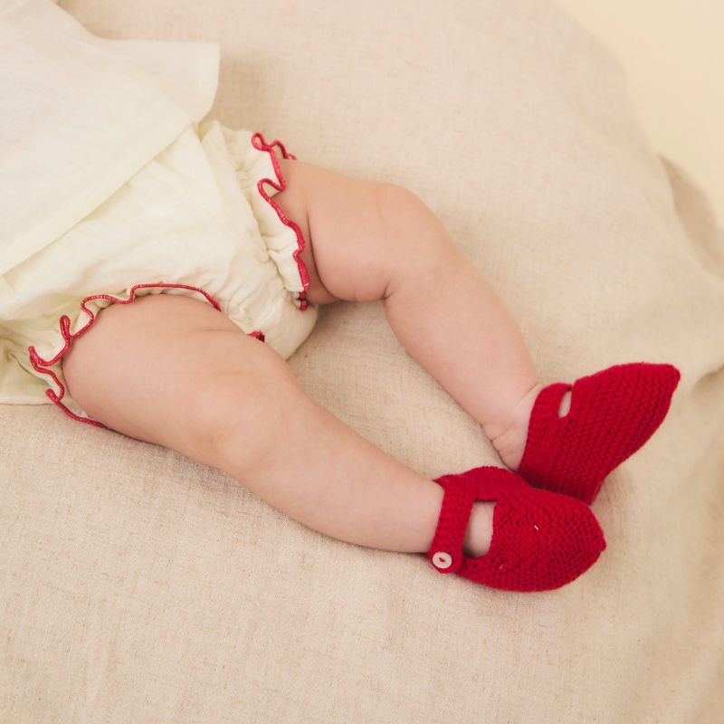 Embroidered Blouse And Bloomer - White