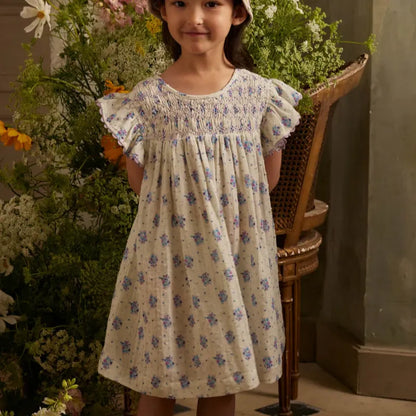 Floral Dress - Cream