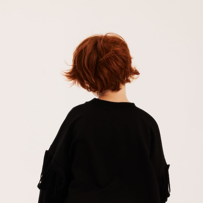 Fringe Sweatshirt - Black
