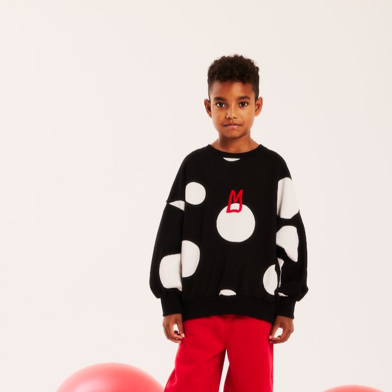 Dot Sweatshirt - Black
