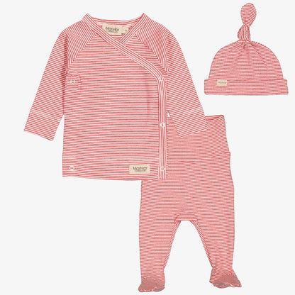 Tut Wrap 3 Piece Set - Red Stripe