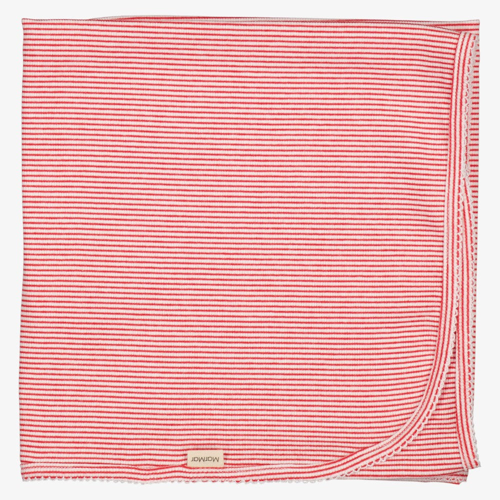 Alida Blanket - Red Stripe